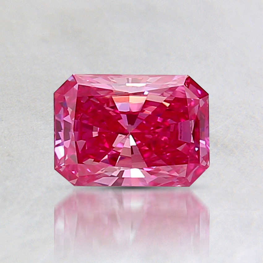 0.70 Ct. Fancy Purplish Red Radiant Lab Created Diamond
