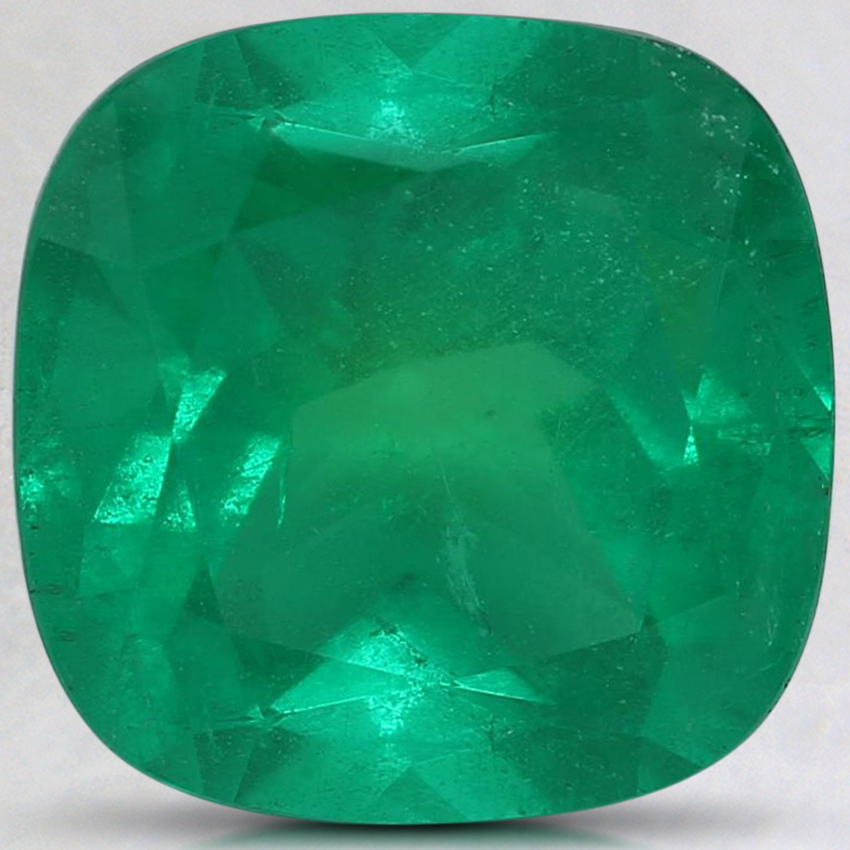 10mm Super Premium Cushion Emerald