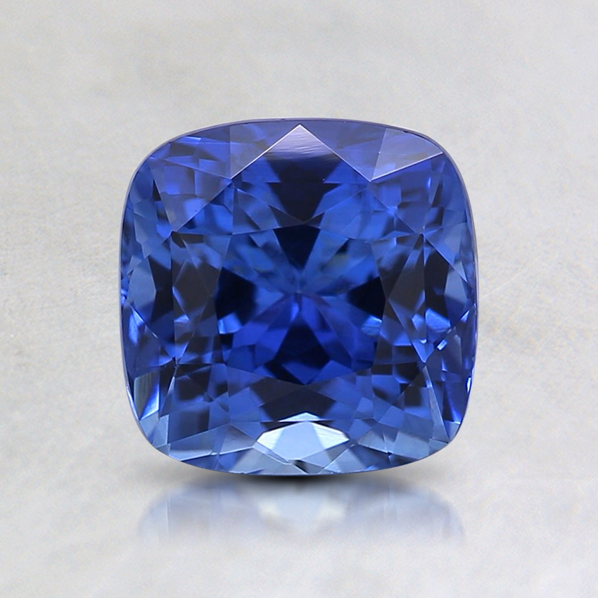 7.2mm Super Premium Blue Cushion Sapphire