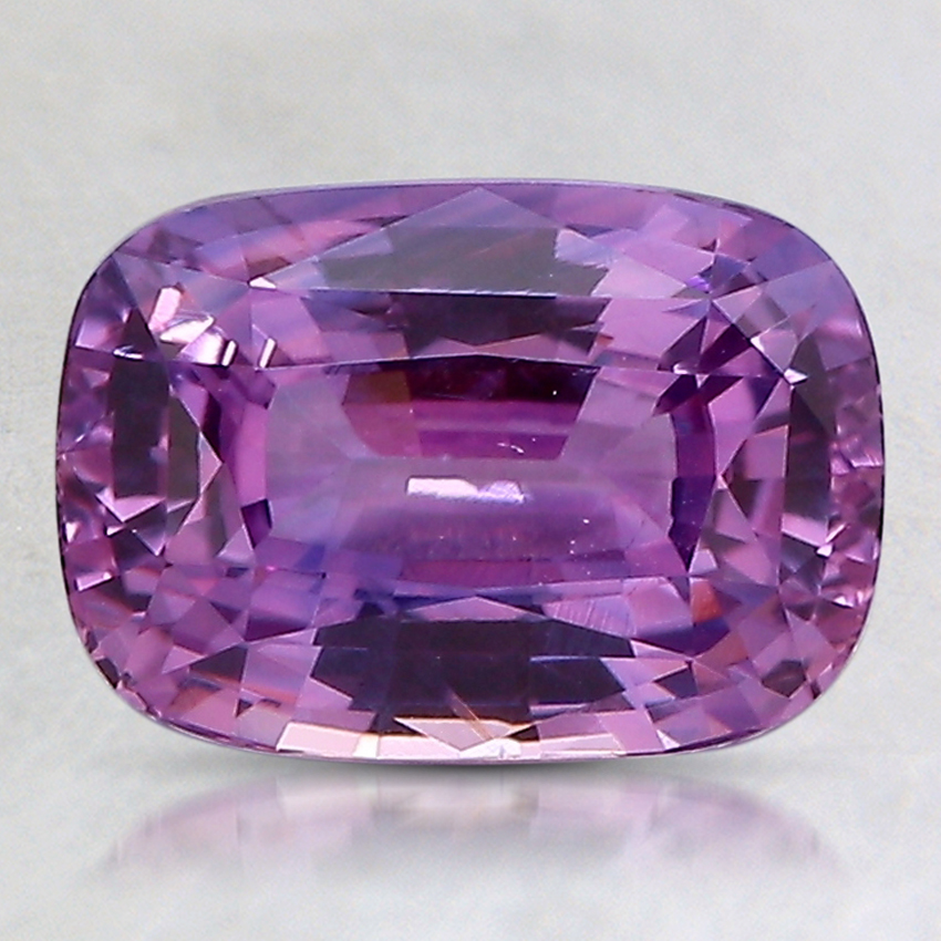 8.9x6.3mm Unheated Purple Cushion Sapphire