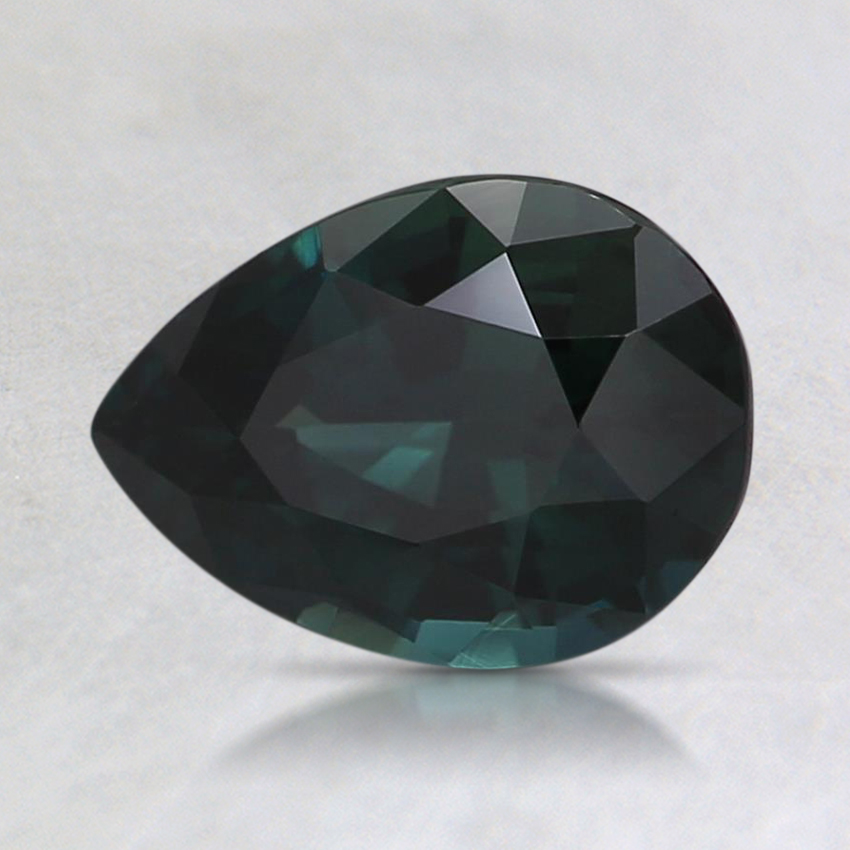 7.8x5.7mm Teal Pear Sapphire