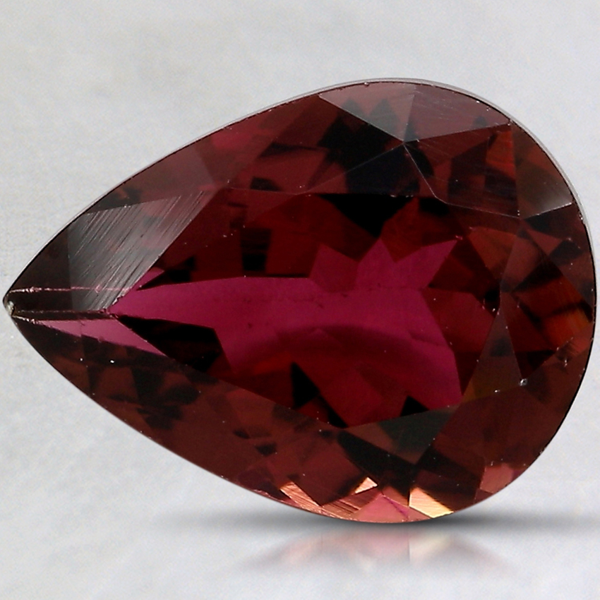 12.2x9.1mm Unheated Pink Pear Tourmaline