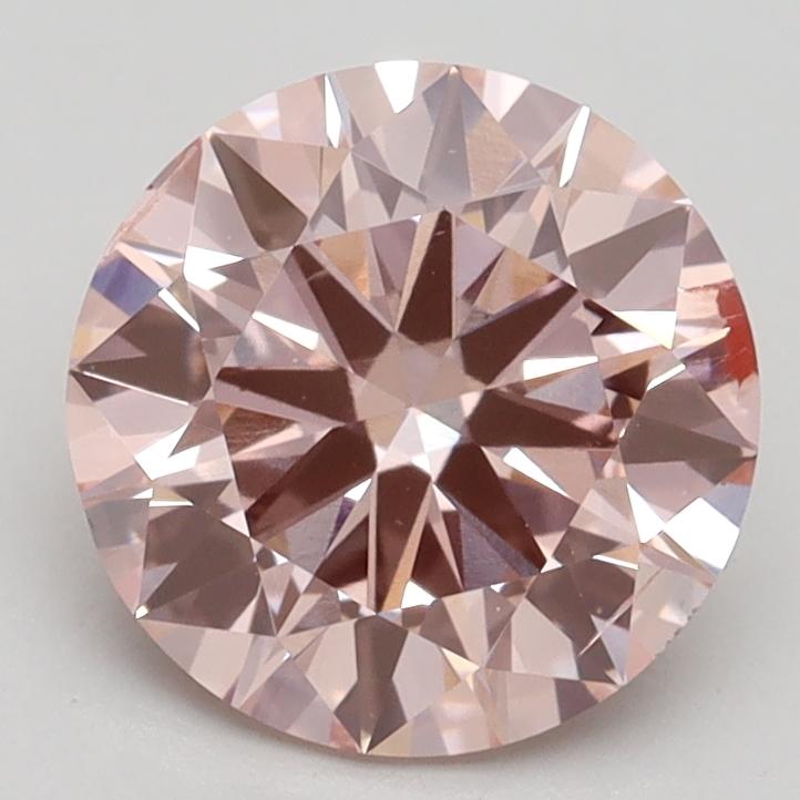 2.14 Ct. Fancy Intense Pink Round Lab Grown Diamond