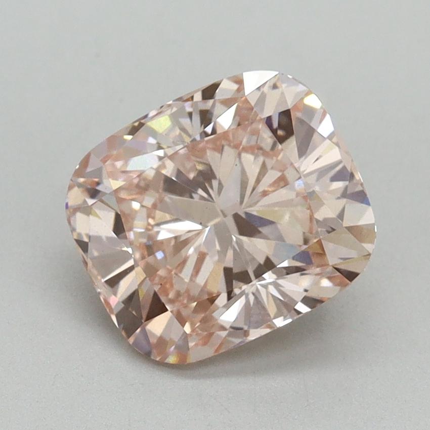 2.05 Ct. Fancy Intense Pink Cushion Lab Grown Diamond