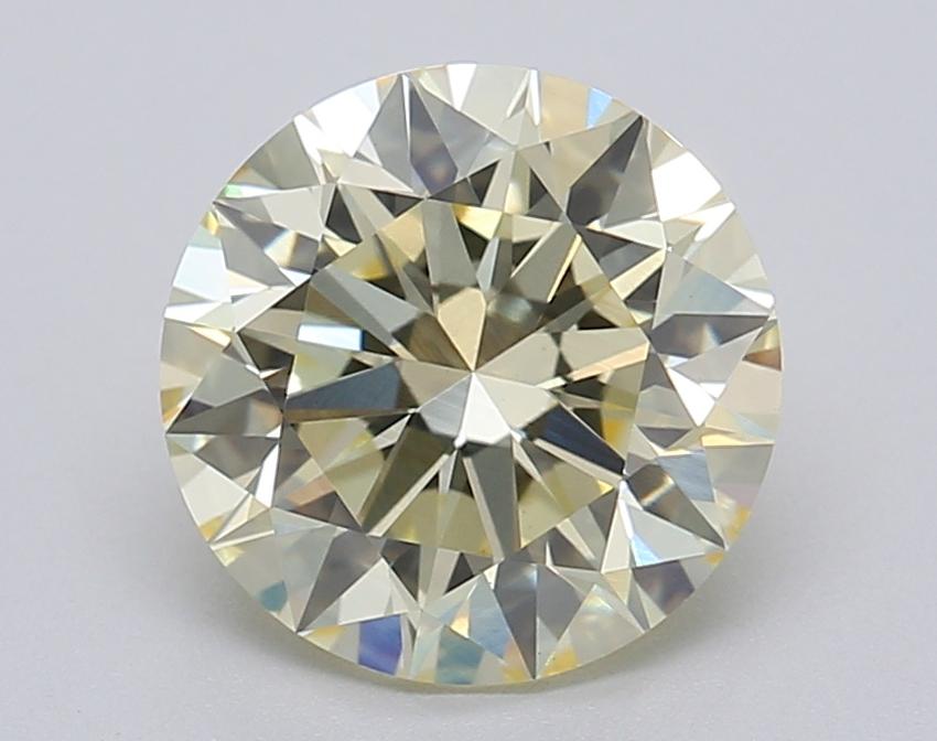 2.01 Ct. Fancy Light Yellow Round Lab Grown Diamond