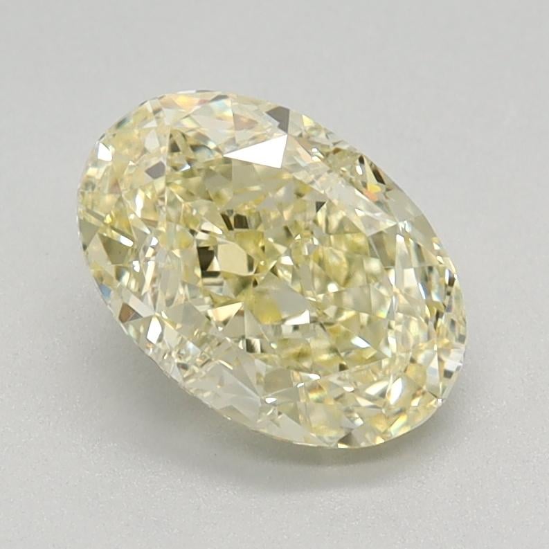 1.16 Ct. Fancy Yellow Oval Lab Grown Diamond
