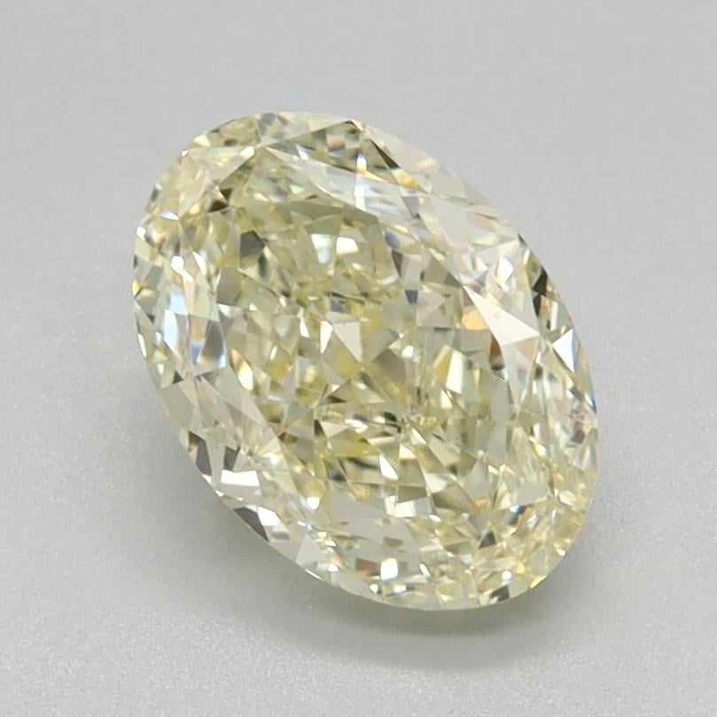 1.12 Ct. Fancy Yellow Oval Lab Grown Diamond
