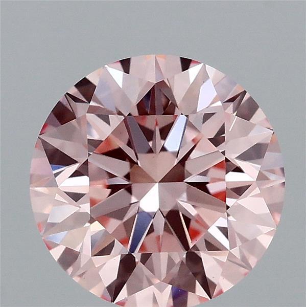 1.92 Ct. Fancy Intense Pink Round Lab Grown Diamond