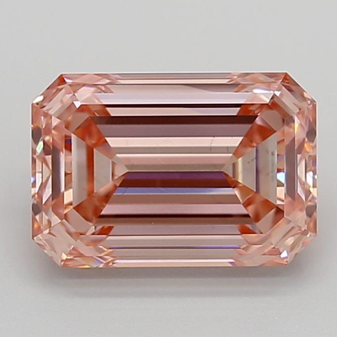 3.52 Ct. Fancy Intense Pink Emerald Lab Grown Diamond