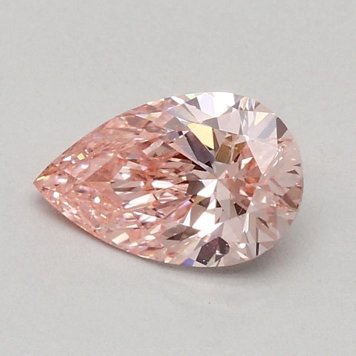 0.44 Ct. Fancy Intense Pink Pear Lab Grown Diamond