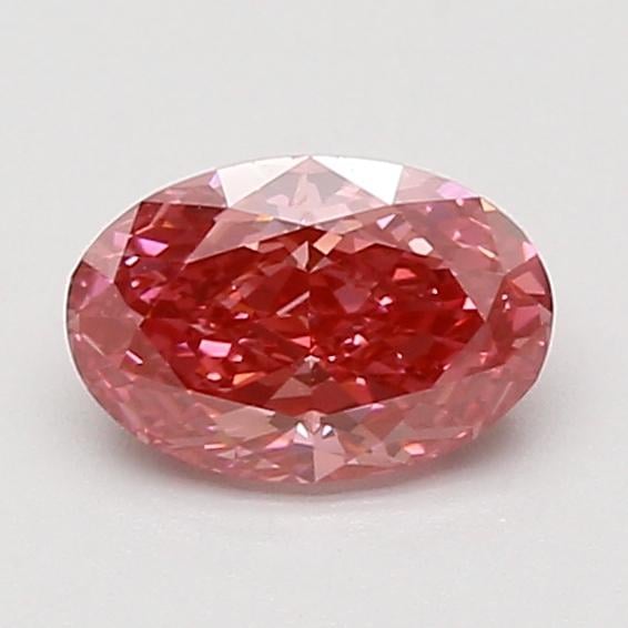 1.01 Ct. Fancy Vivid Pink Oval Lab Grown Diamond