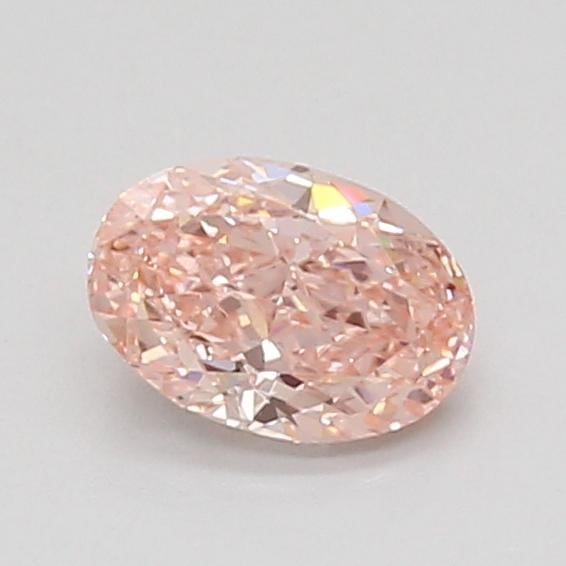 0.74 Ct. Fancy Vivid Pink Oval Lab Grown Diamond