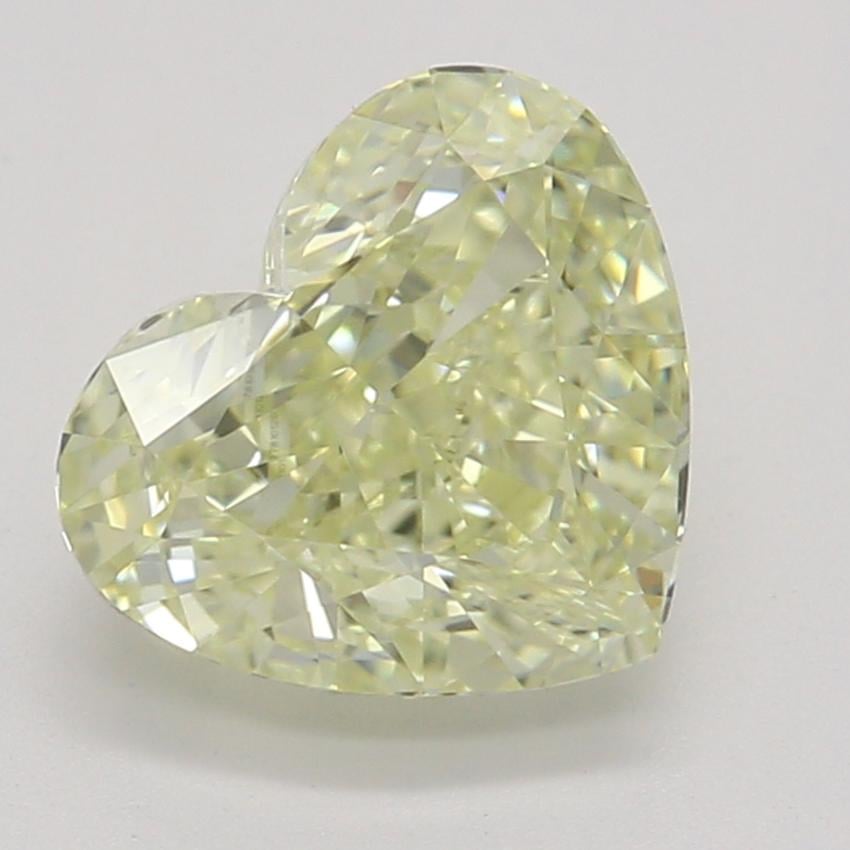 1.05 Ct. Fancy Light Yellow Heart Diamond