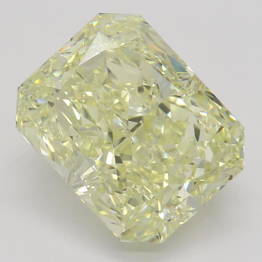 4.10 Ct. Fancy Light Yellow Radiant Diamond