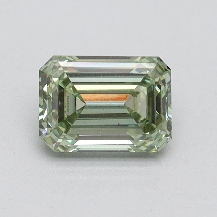0.73 Ct. Fancy Intense Green Emerald Lab Grown Diamond