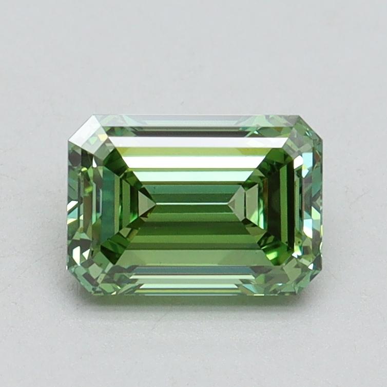 1.03 Ct. Fancy Vivid Green Emerald Lab Grown Diamond