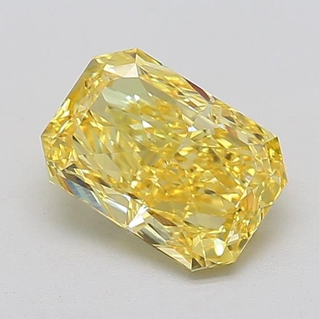 2.00 Ct. Fancy Vivid  Yellow Radiant Lab Grown Diamond