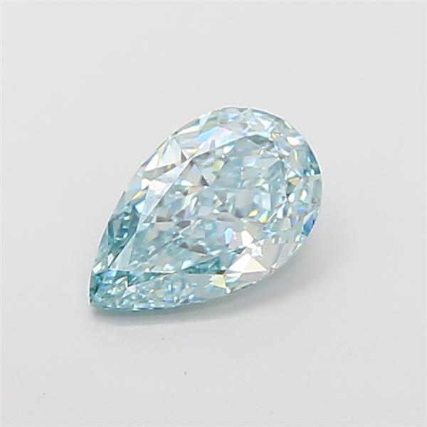 1.54 Ct. Fancy Intense Blue Pear Lab Grown Diamond