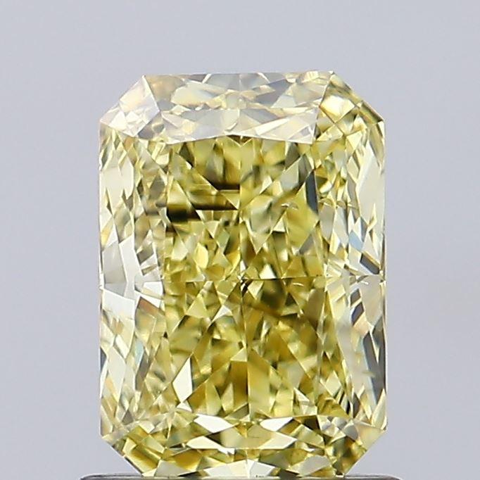 1.16 Ct. Fancy Intense  Yellow Radiant Lab Grown Diamond
