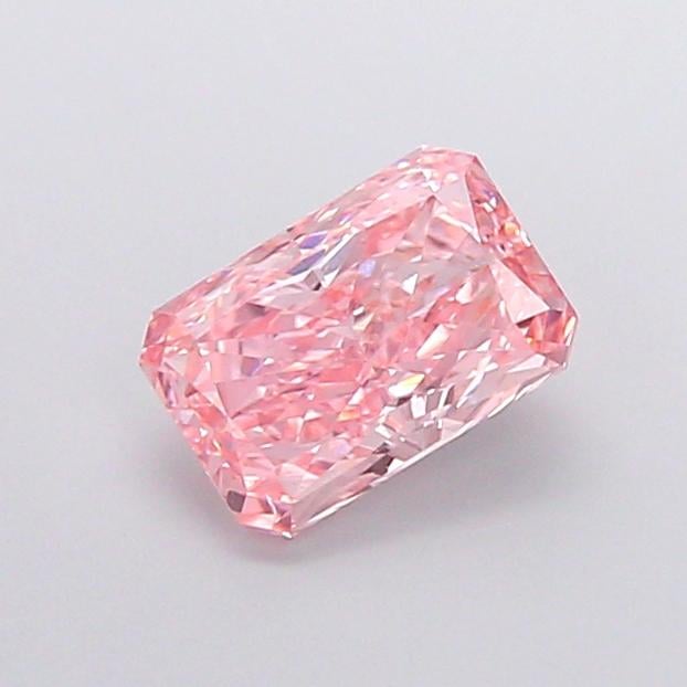 1.54 Ct. Fancy Vivid  Pink Radiant Lab Grown Diamond
