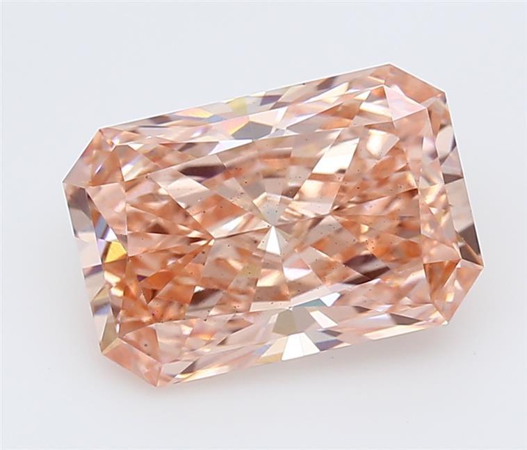 2.96 Ct. Fancy Vivid Pink Radiant Lab Grown Diamond