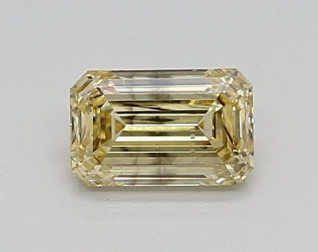 0.50 Ct. Fancy Intense Yellow Emerald Lab Grown Diamond