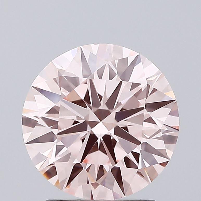 2.17 Ct. Fancy Intense Pink Round Lab Grown Diamond