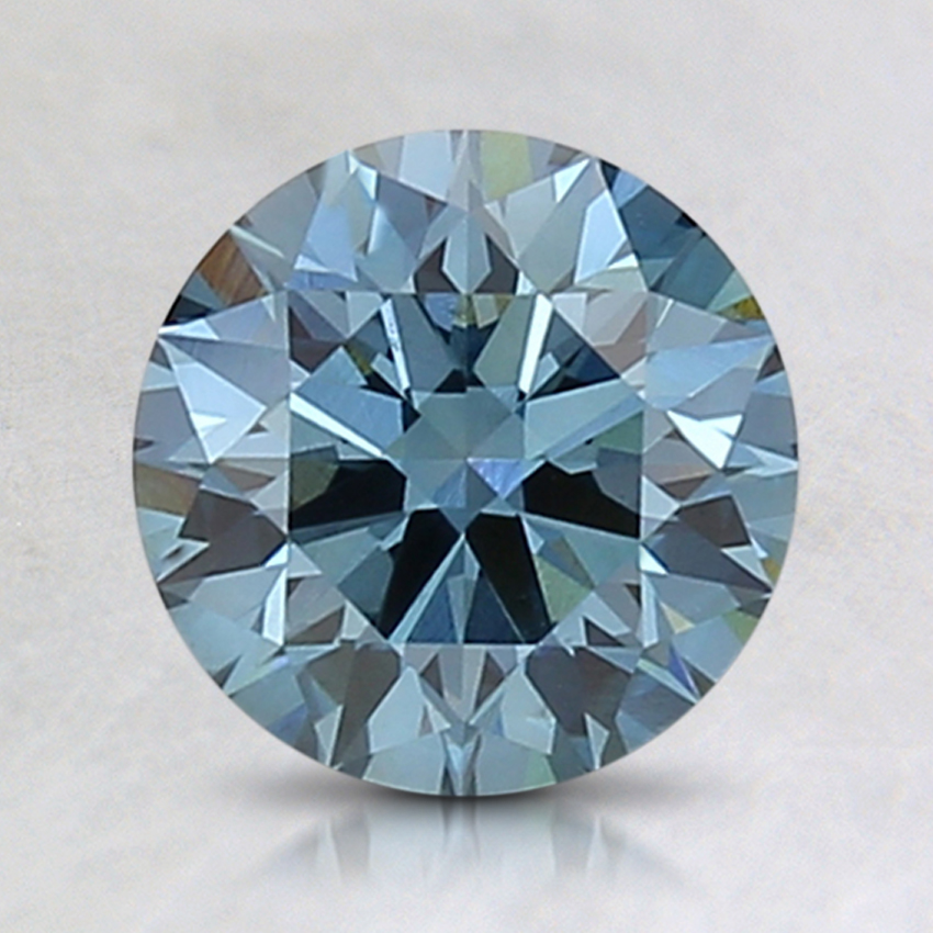 1.52 Ct. Fancy Intense Blue Round Lab Grown Diamond