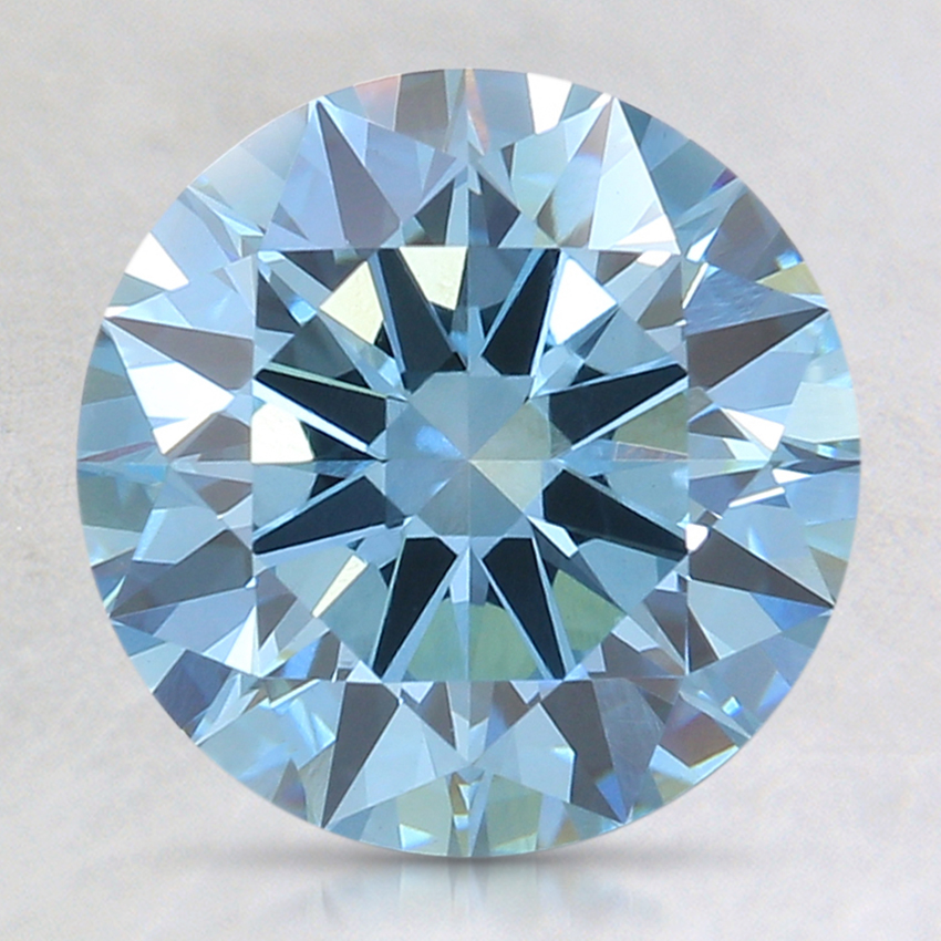2.25 Ct. Fancy Intense Blue Round Lab Grown Diamond