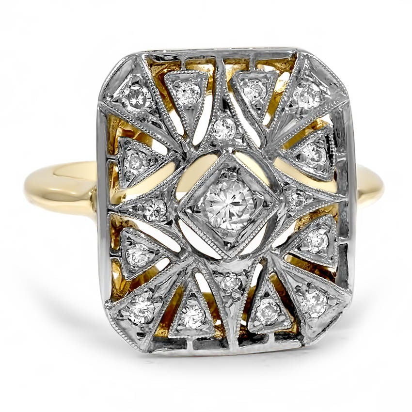 Art Deco Diamond Vintage Ring