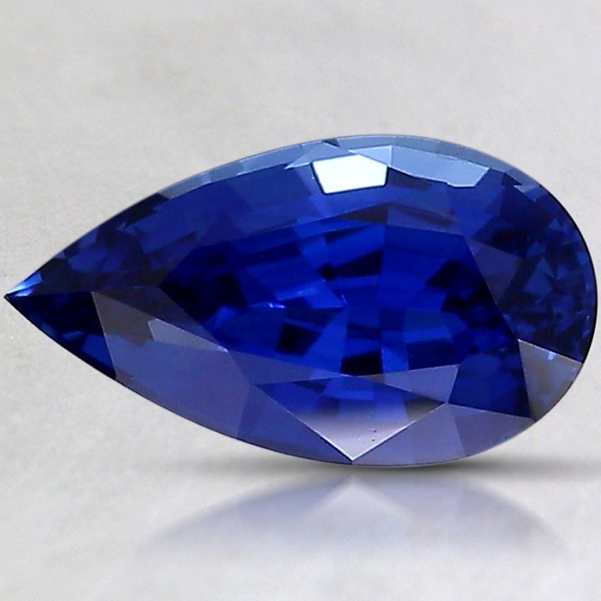 10x5.6mm Blue Pear Sapphire