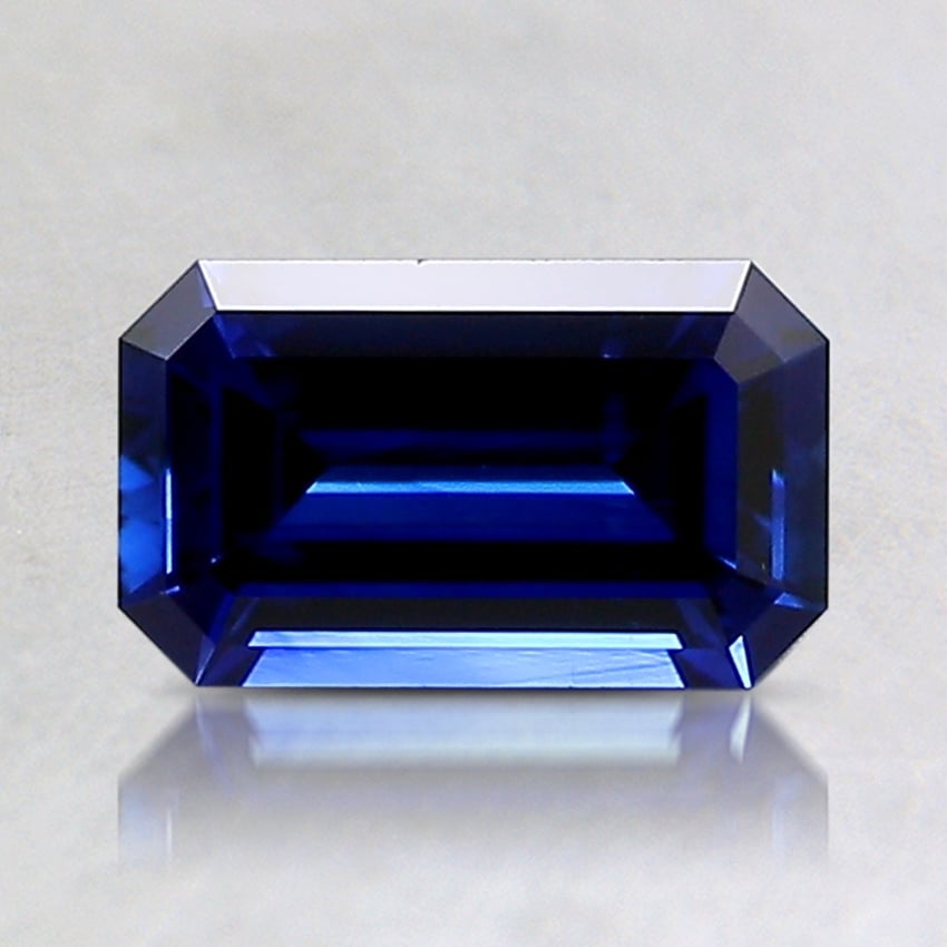 7.6x4.5mm Super Premium Blue Emerald Sapphire