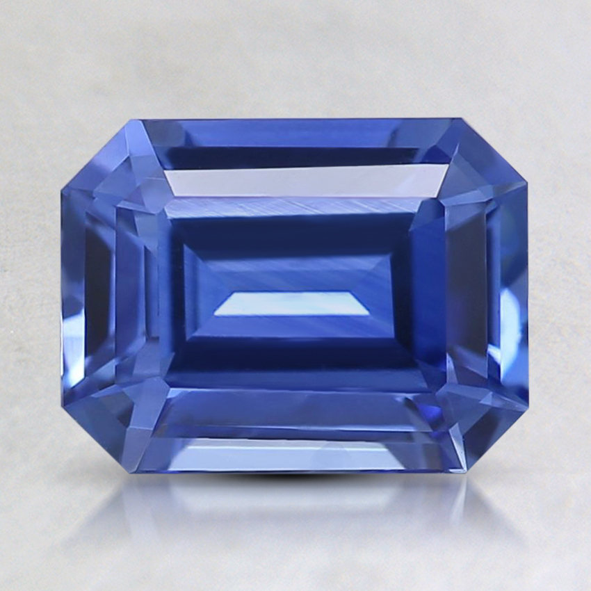 8.1x6.1mm Blue Emerald Sapphire