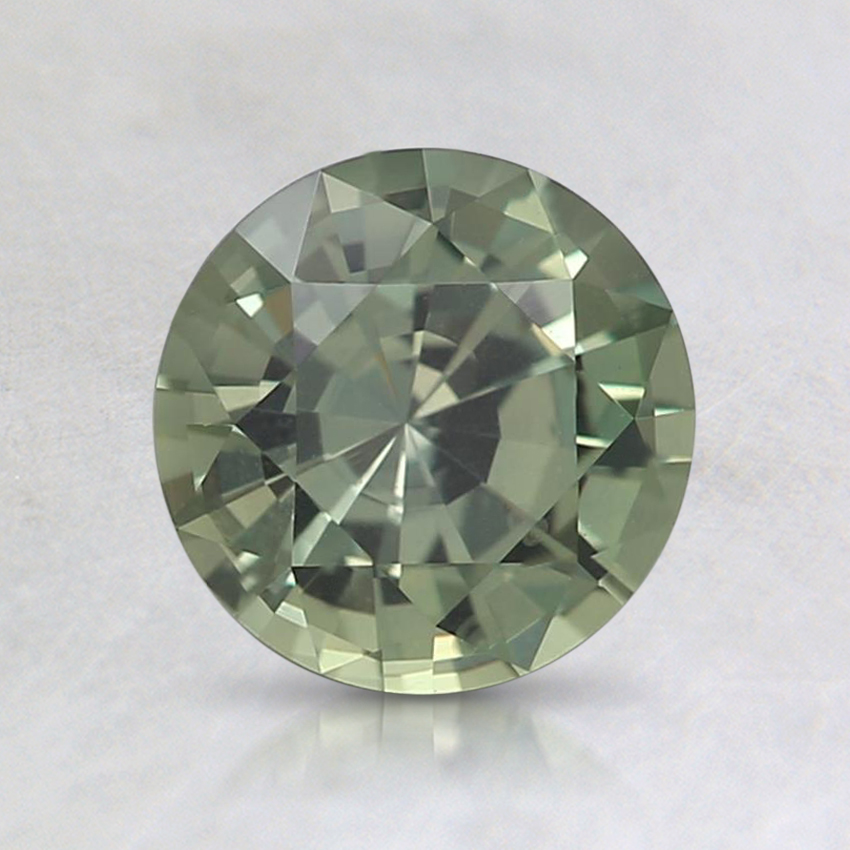 6.5mm Green Round Sapphire