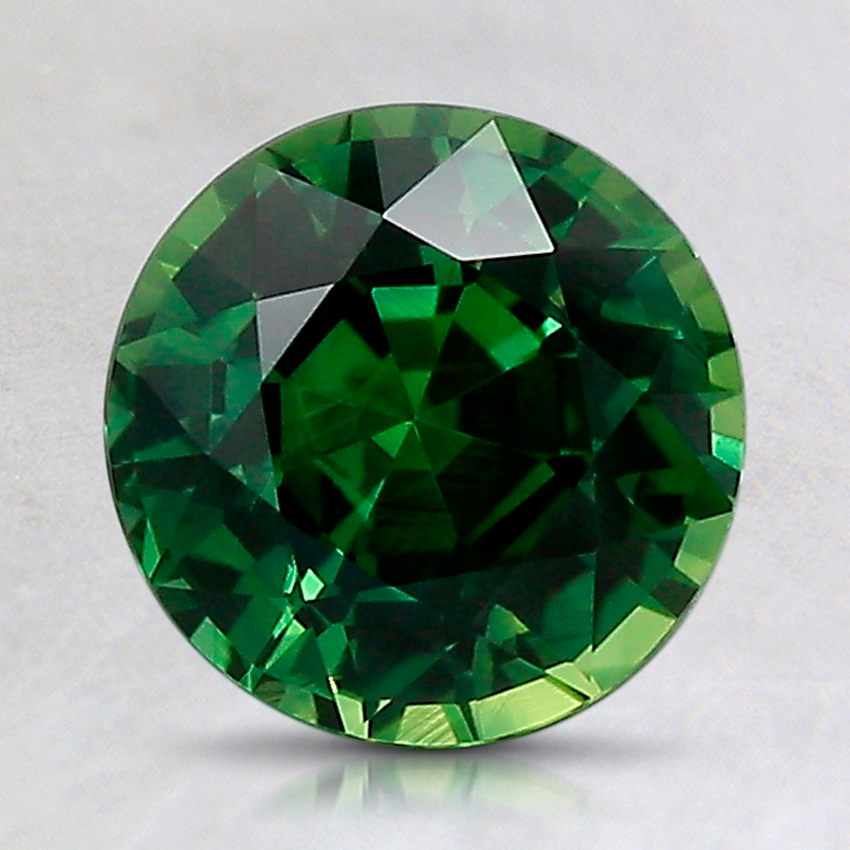 7.7x7.6mm Teal Round Australian Sapphire