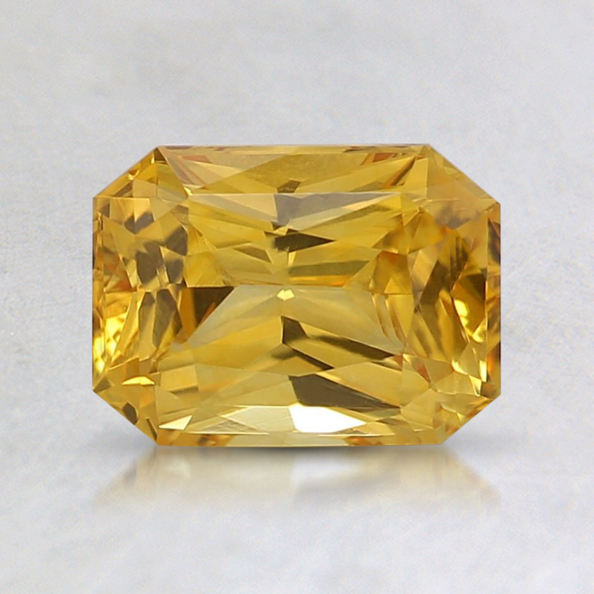 7x5.2mm Yellow Radiant Sapphire