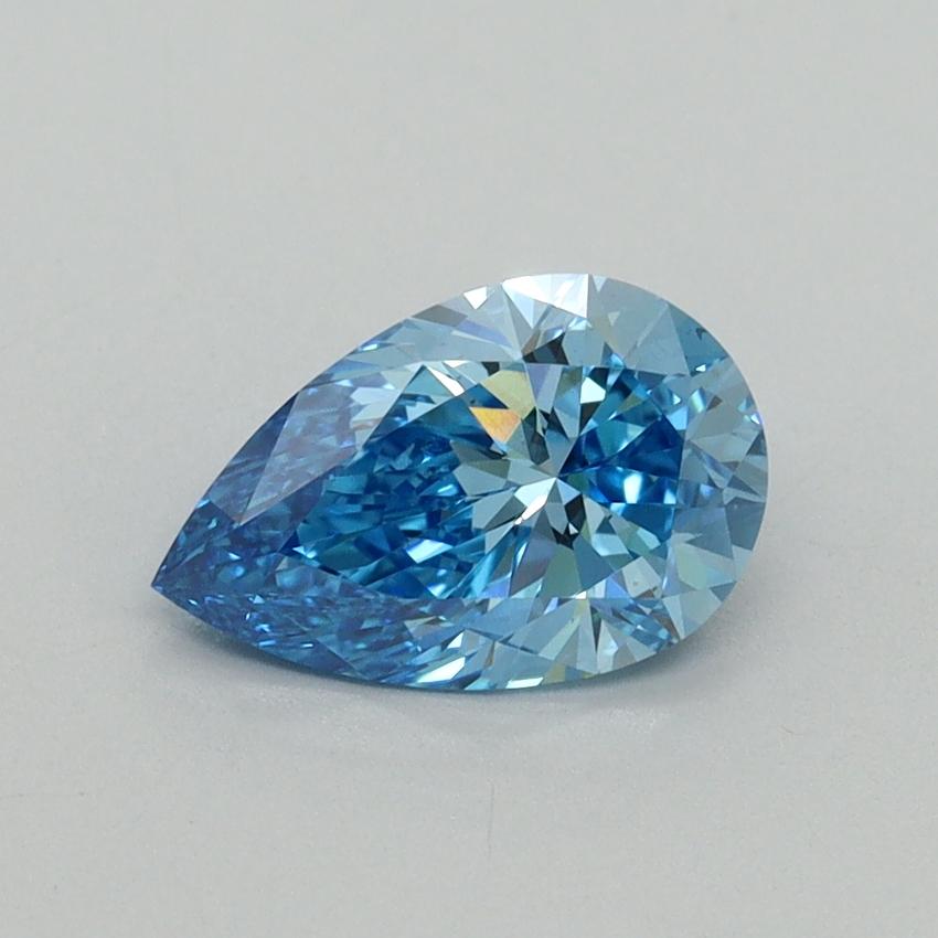 1.03 Ct. Fancy Vivid Blue Pear Lab Grown Diamond