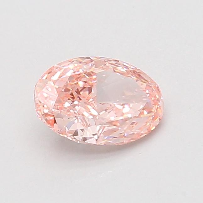 0.94 Ct. Fancy Vivid Pink Oval Lab Grown Diamond