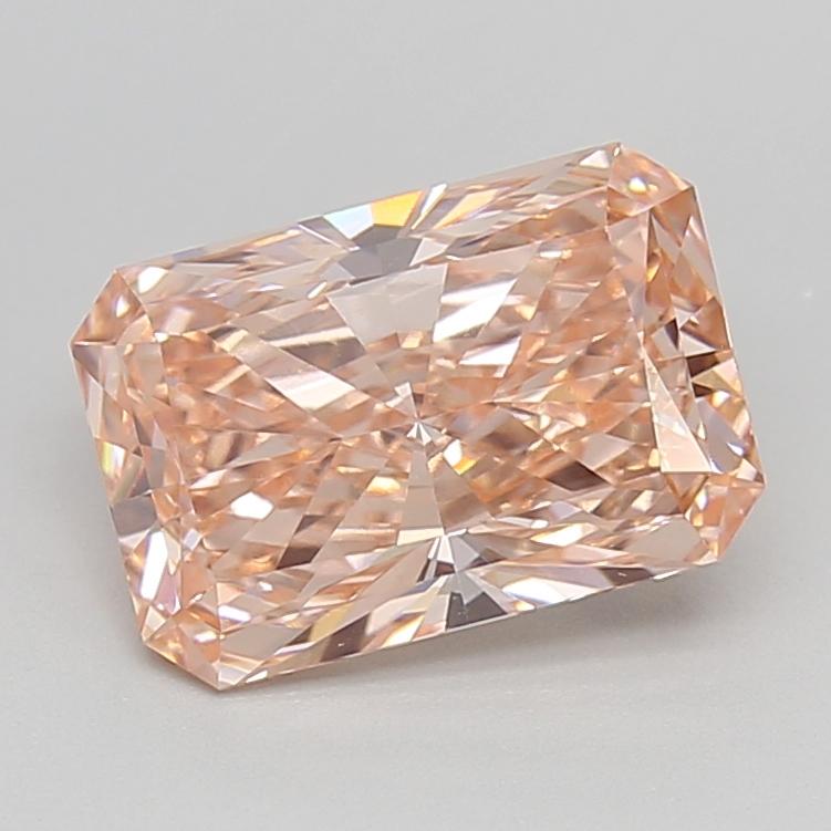 2.01 Ct. Fancy Vivid  Pink Radiant Lab Grown Diamond
