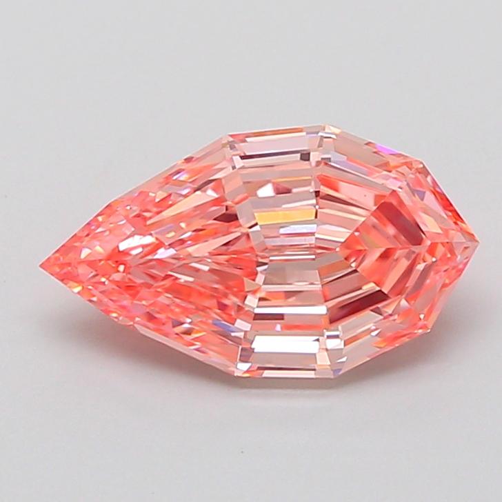 2.05 Ct. Fancy Vivid None Pink Pear Lab Grown Diamond