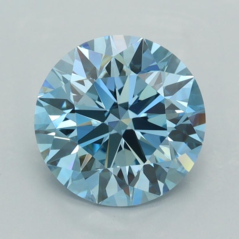 1.99 Ct. Fancy Vivid  Blue Round Lab Grown Diamond