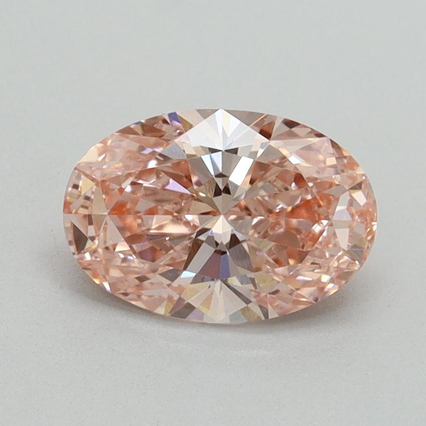 1.07 Ct. Fancy Vivid Pink Oval Lab Grown Diamond