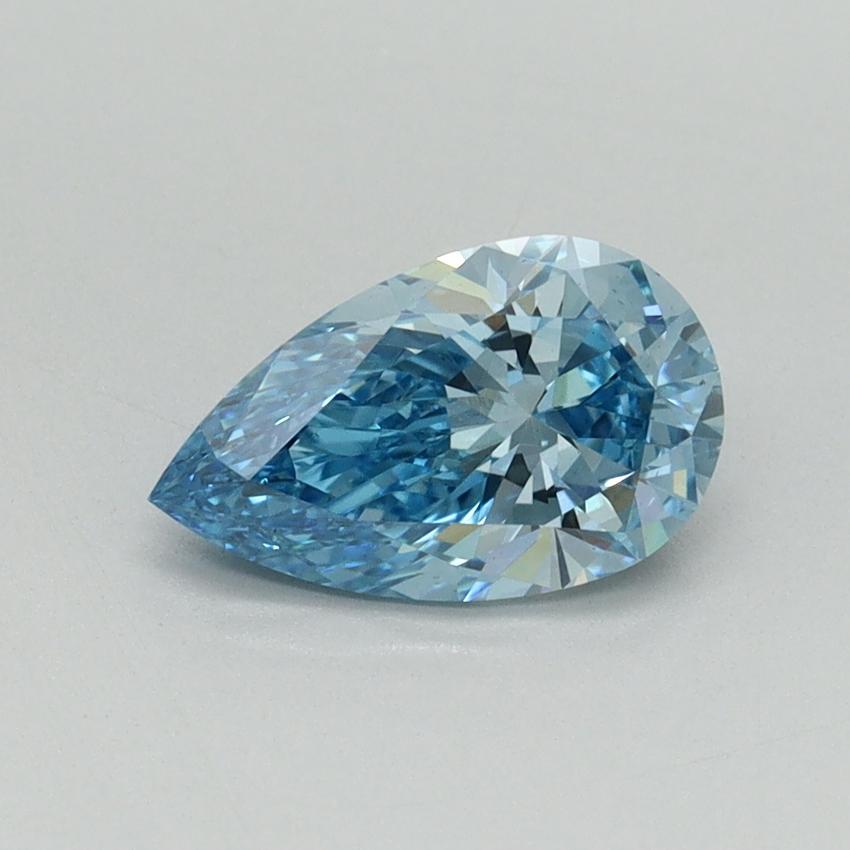 1.02 Ct. Fancy Vivid Blue Pear Lab Grown Diamond