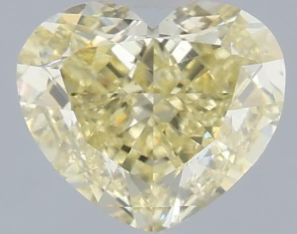 2.00 Ct. Fancy Yellow Heart Lab Grown Diamond