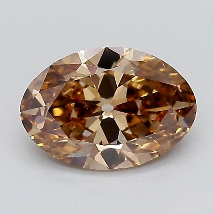 1.21 Ct. Fancy Light  Brown Oval Lab Grown Diamond