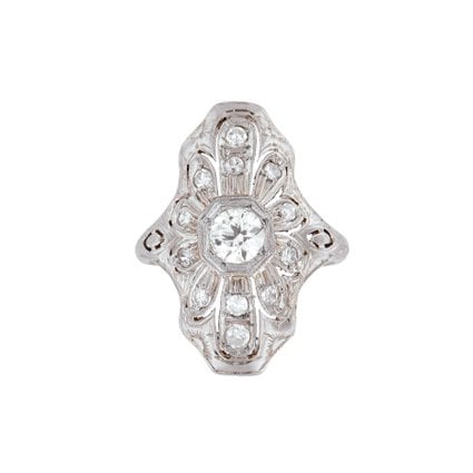 Art Deco Diamond Vintage Ring