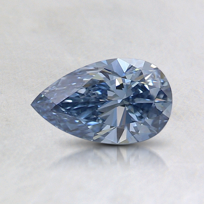 0.50 Ct. Fancy Intense Blue Pear Lab Grown Diamond