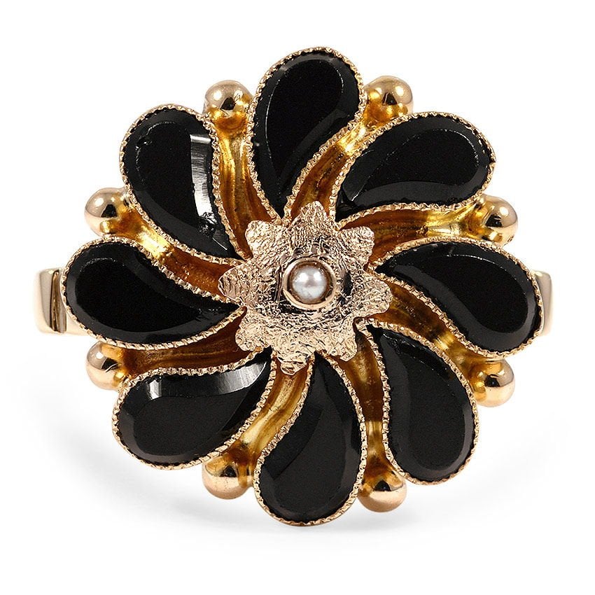 Art Nouveau Pearl Vintage Ring