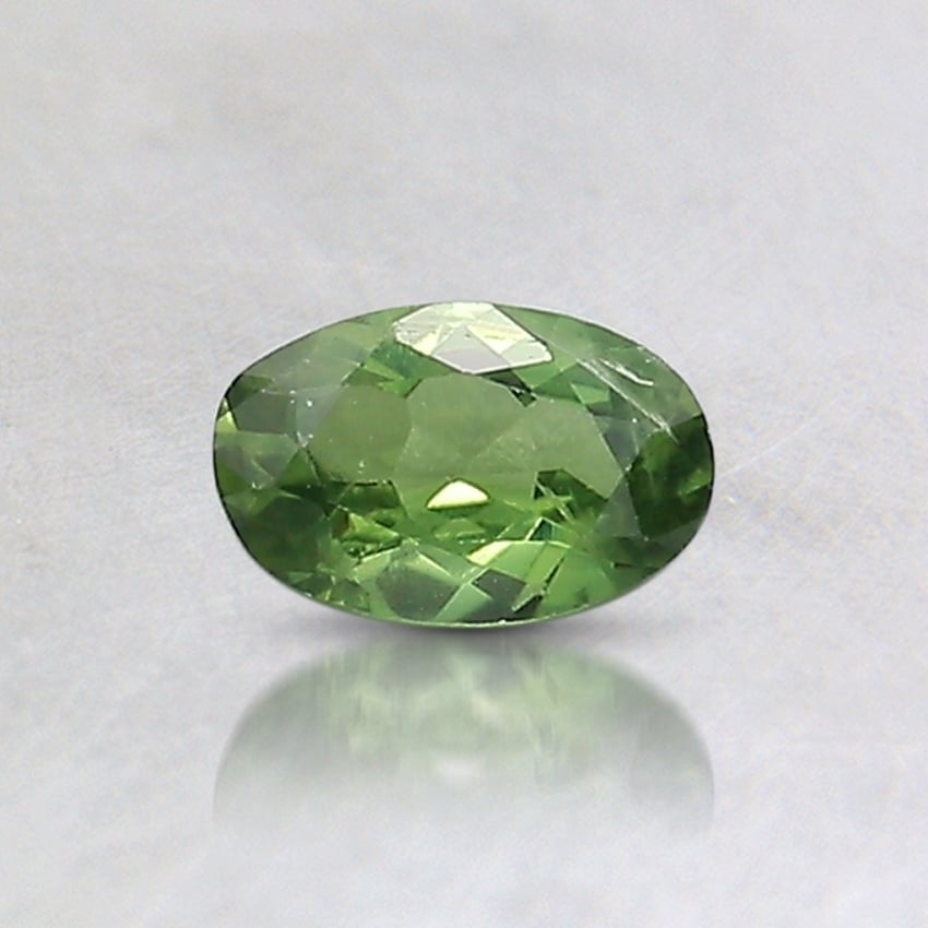 5.5x3.5mm Green Oval Sapphire