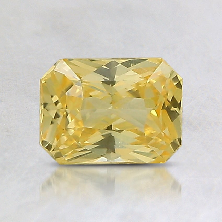 6.6x4.9mm Unheated Yellow Radiant Sapphire
